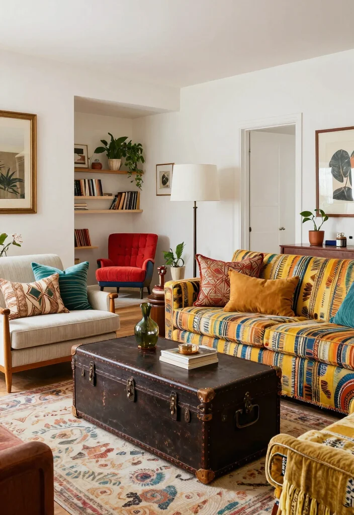 16 Living Room With Character Ideas Personal and Unique - 4. Unique Furniture Pieces 1