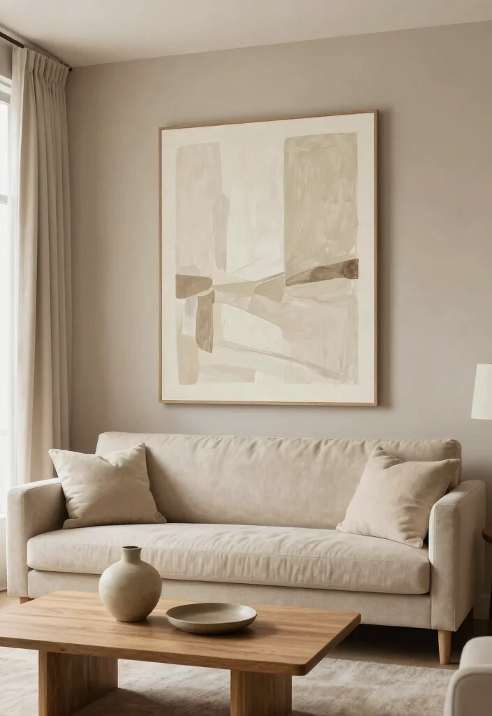 16 Nude Living Room Ideas: Soft Minimal Warmth - 2. Play with Shades of Beige 1