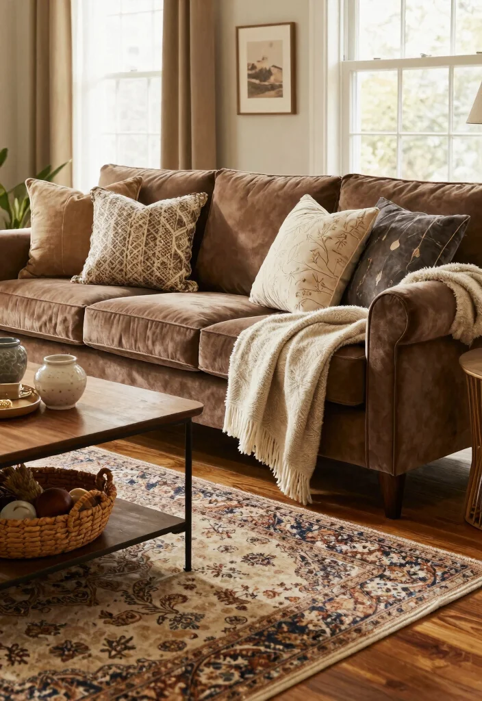 16 Regency Living Room Ideas: Elegant Classic Grandeur - 12. Layering Textures: Adding Depth 1