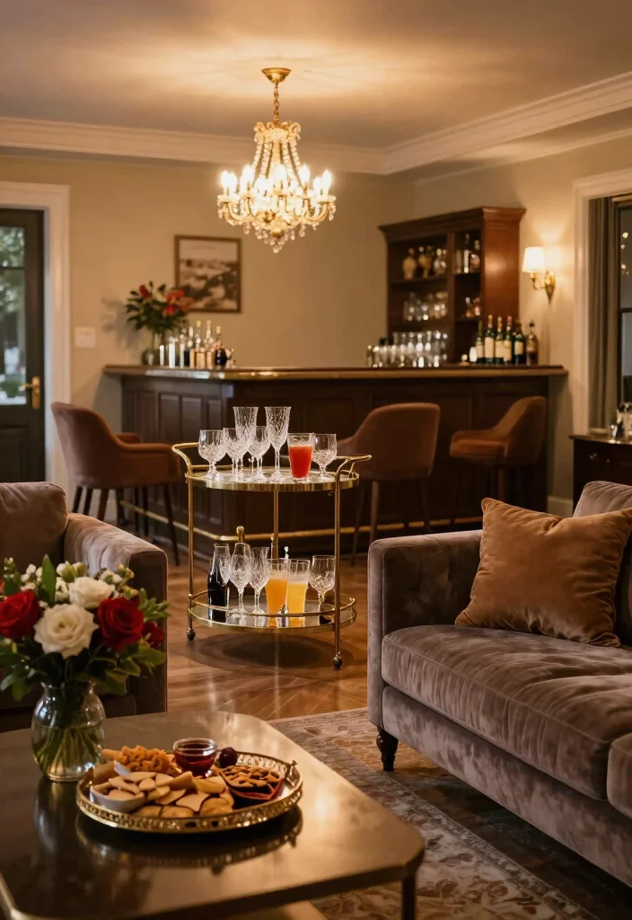 16 Regency Living Room Ideas: Elegant Classic Grandeur - 13. Elegant Entertaining Spaces: Style Meets Function 1