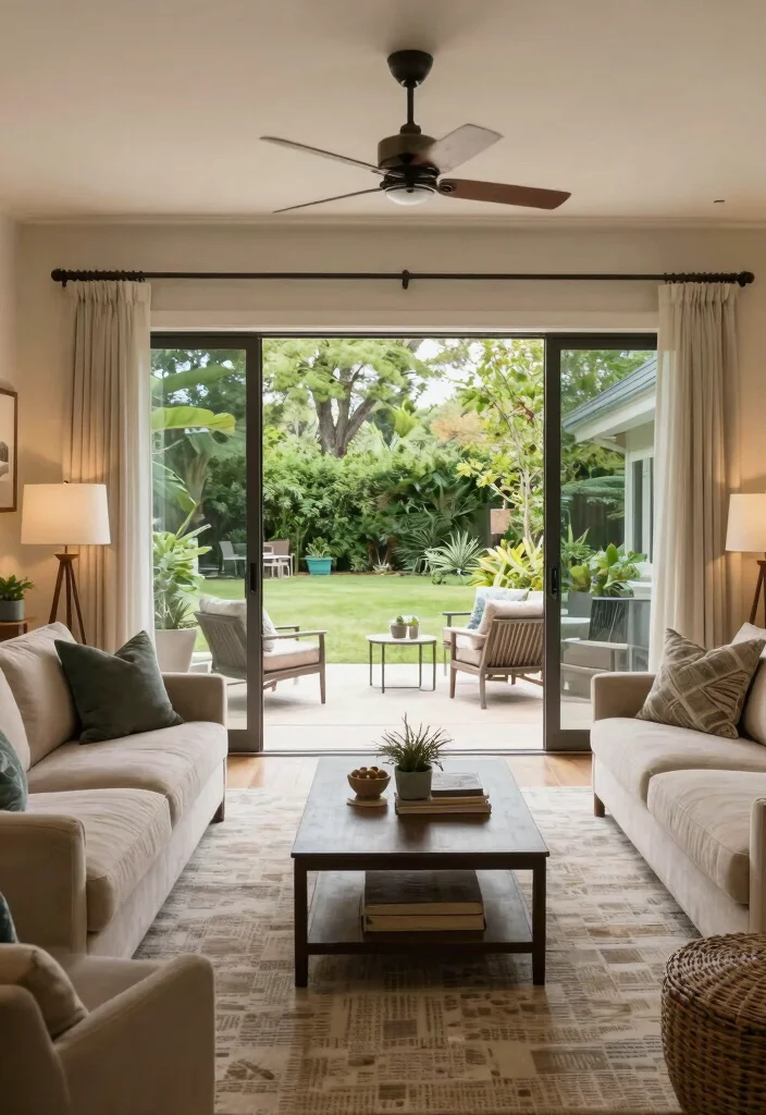 16 Texas Living Room Ideas: Warm Rustic Modern Mix - 15. Functional Outdoor Transitions 1