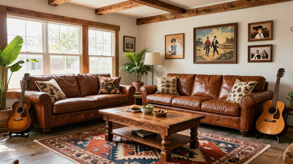 16 Texas Living Room Ideas: Warm Rustic Modern Mix