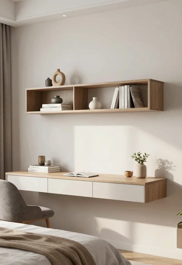 17 Bedroom With Sitting Area Ideas Relaxed Luxury Touch - 17. Wall-Mounted Furnishings 1