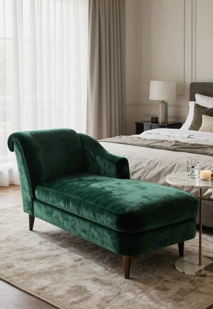 17 Bedroom With Sitting Area Ideas Relaxed Luxury Touch - 2. Luxurious Chaise Lounge 1