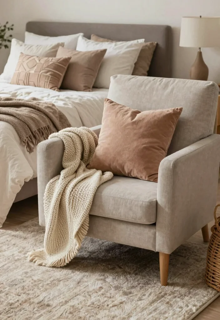 17 Bedroom With Sitting Area Ideas Relaxed Luxury Touch - 9. Soft Textiles 1