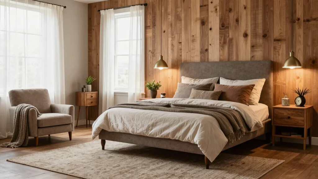17 Bedroom With Wood Paneling Wall Ideas for a Warm Textured Look