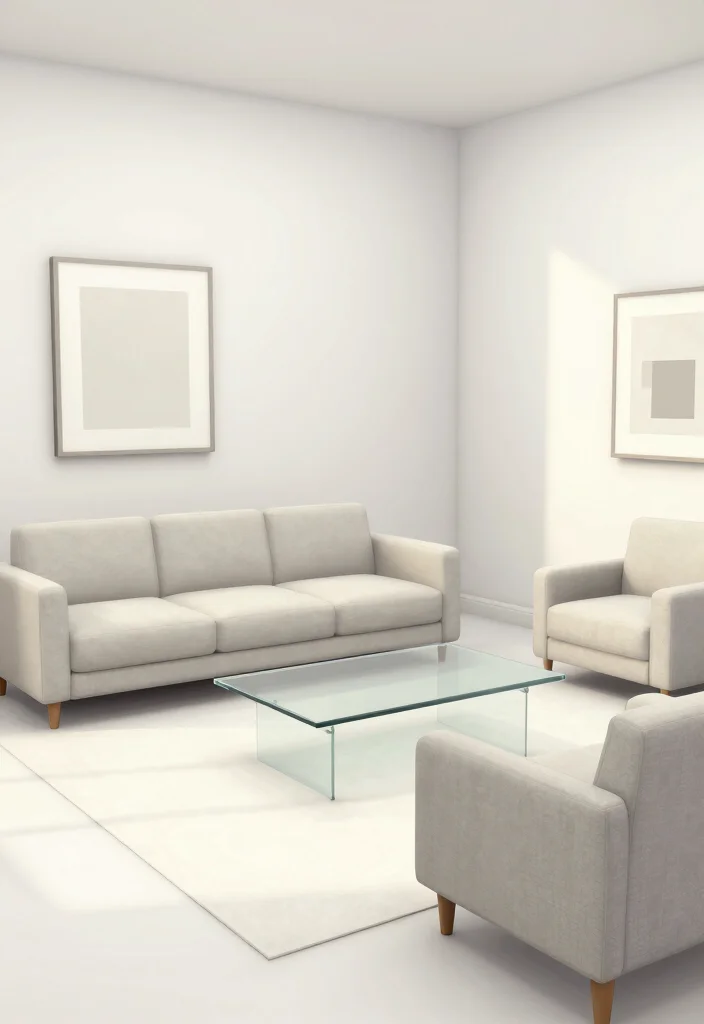 17 Bloxburg Living Room Ideas Aesthetic and Creative - 3. Minimalist Magic 1