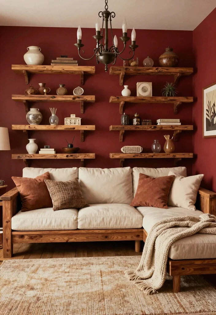 17 Bloxburg Living Room Ideas Aesthetic and Creative - 4. Rustic Retreat 1