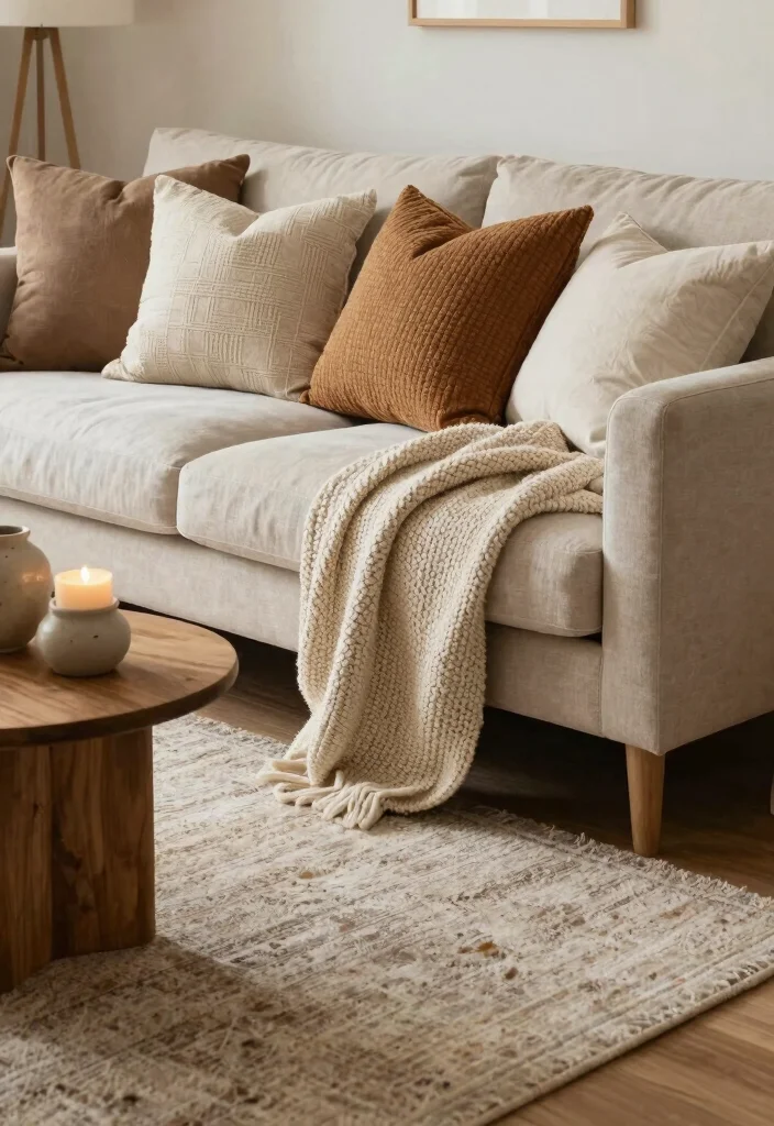 17 Closed Living Room Ideas Private Cozy Layouts - 10. Textured Layers 1