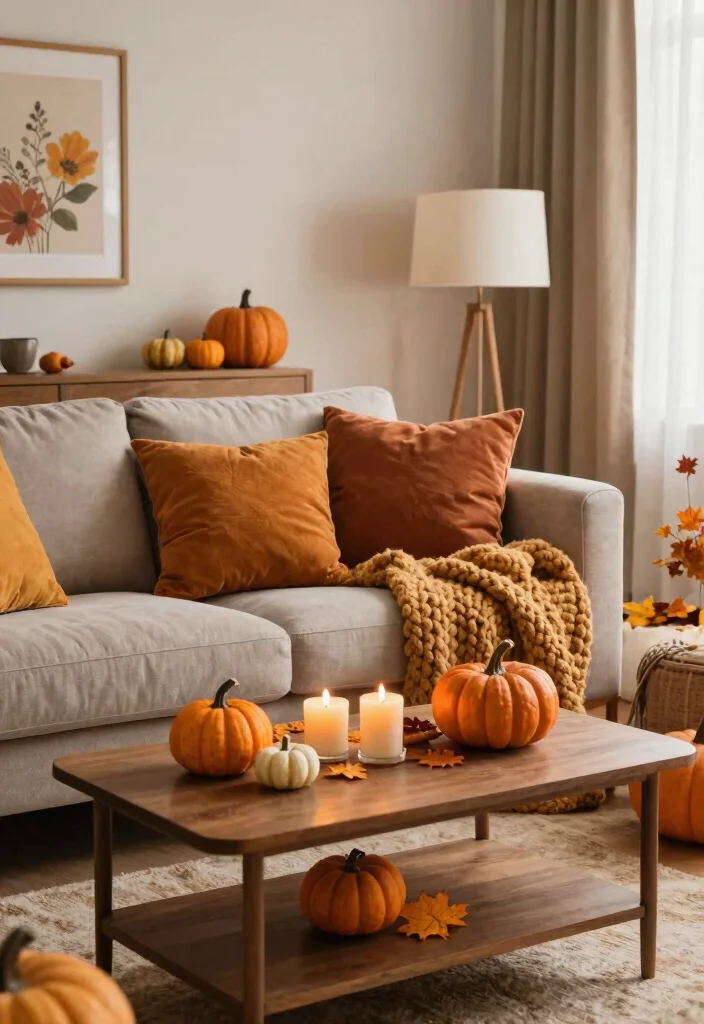 17 Closed Living Room Ideas Private Cozy Layouts - 16. Seasonal Decor Changes 1