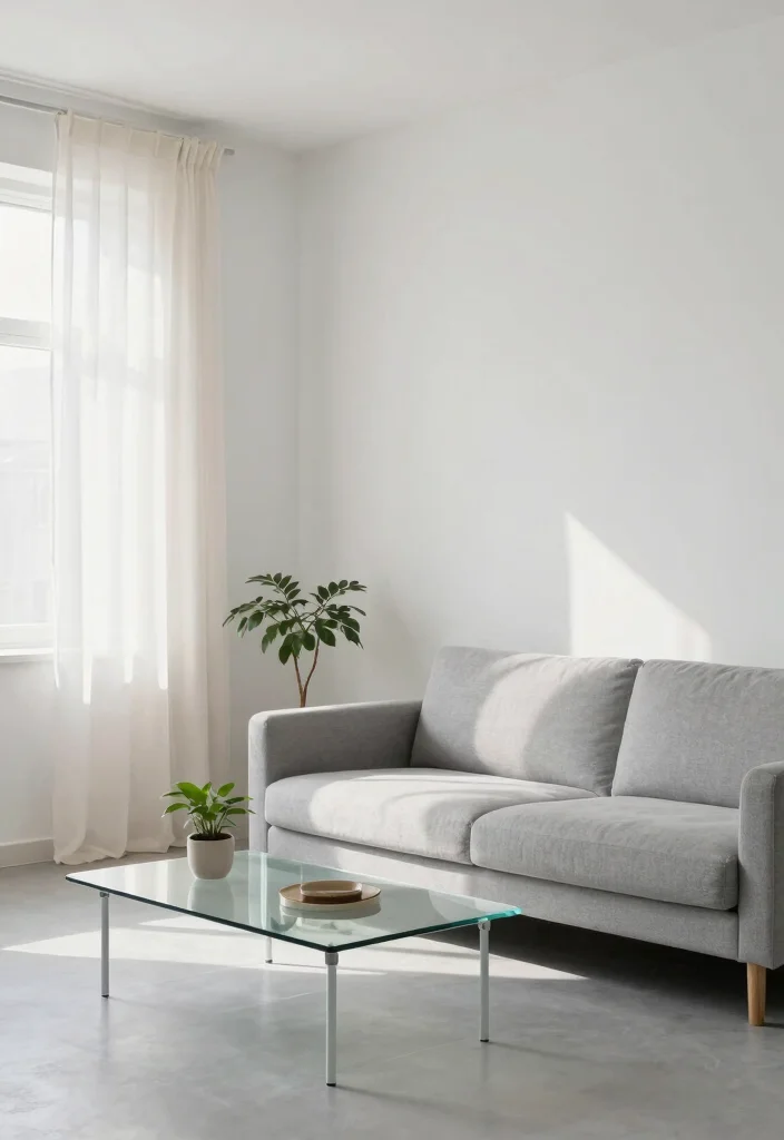 17 Closed Living Room Ideas Private Cozy Layouts - 3. Minimalist Enclosure 1