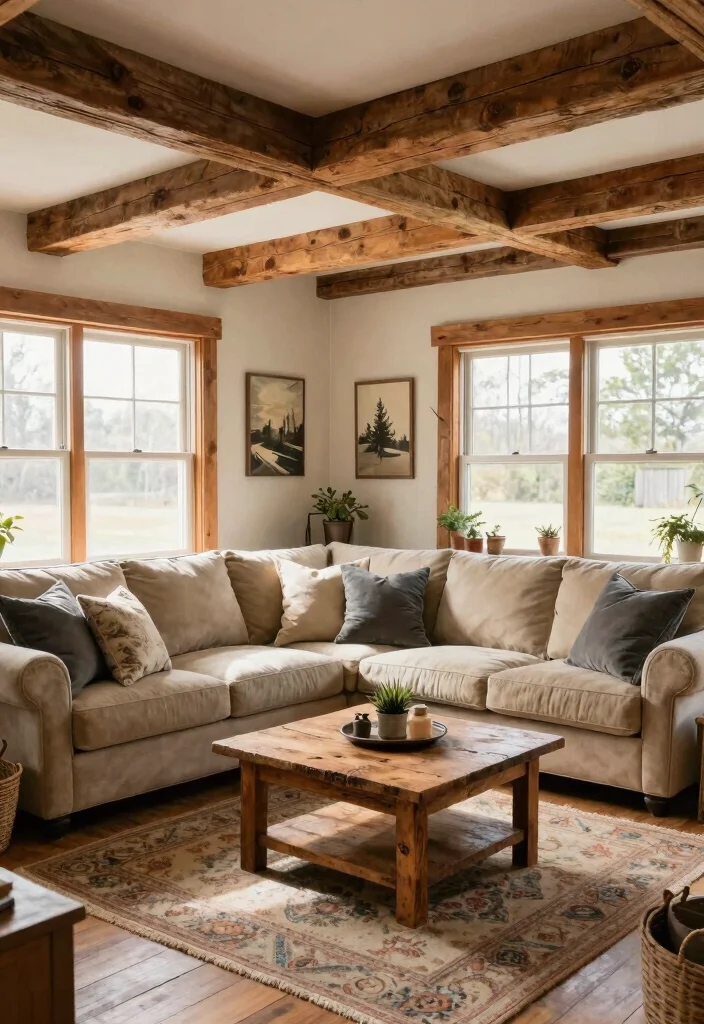 17 Garage Living Room Ideas: Smart Conversions That Work - 1. Rustic Retreat 1
