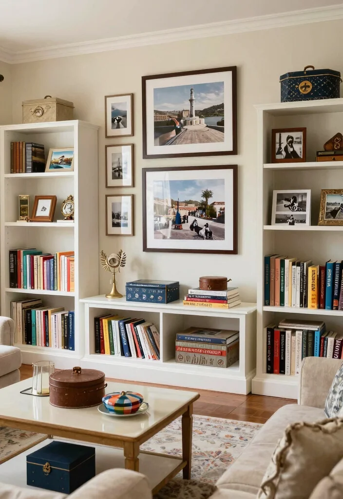 17 Ivory Living Room Ideas: Soft, Elegant, and Timeless - 16. Personalized Touches 1