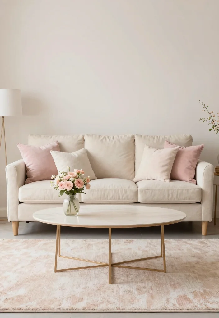 17 Ivory Living Room Ideas: Soft, Elegant, and Timeless - 5. Soft Color Palettes 1