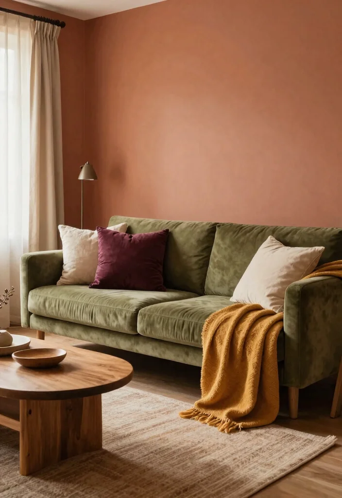 17 Living Room Cozy Ideas for Warm Relaxing Vibes - 3. Inviting Color Schemes 1