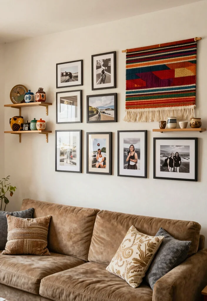 17 Living Room Cozy Ideas for Warm Relaxing Vibes - 6. Personalized Decor 1