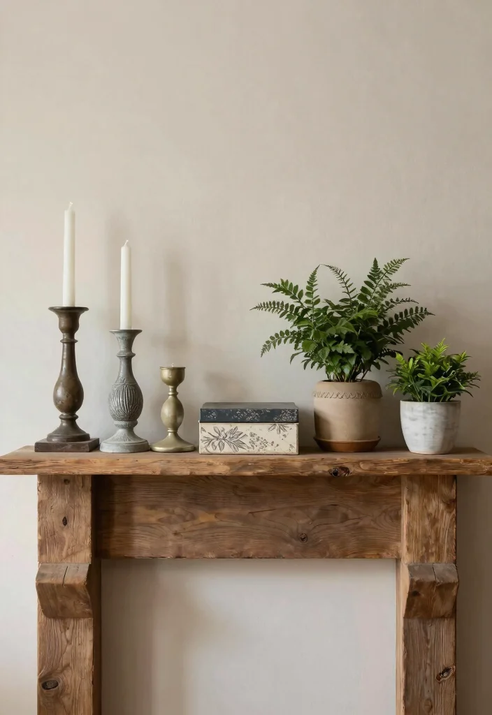 17 Living Room Mantle Decor Ideas Balanced and Beautiful - 11. Play with Heights and Layers 1