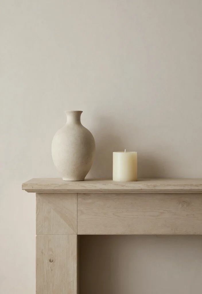 17 Living Room Mantle Decor Ideas Balanced and Beautiful - 16. Elegant Minimalism 1