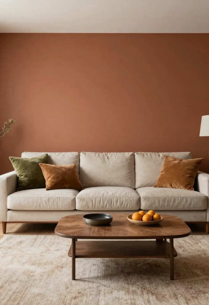 17 Living Room Terracotta Ideas: Earthy Warm Tones - 5. Terracotta Color Schemes 1