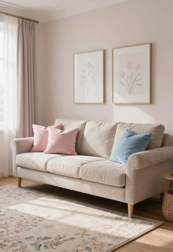 17 Parisian Living Room Ideas for Elegant, Effortless Style - 1. Soft Color Palette 1