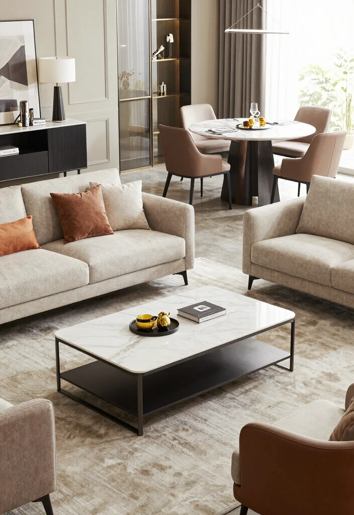 17 Parisian Living Room Ideas for Elegant, Effortless Style - 12. Functional yet Stylish Furniture 1