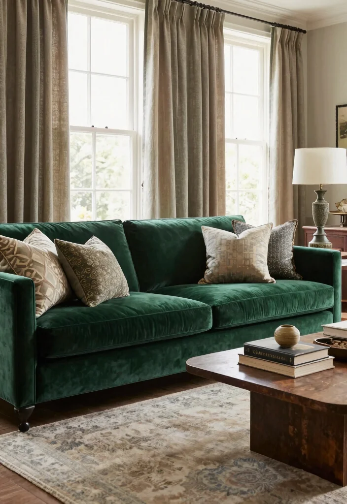 17 Parisian Living Room Ideas for Elegant, Effortless Style - 3. Elegant Textiles 1