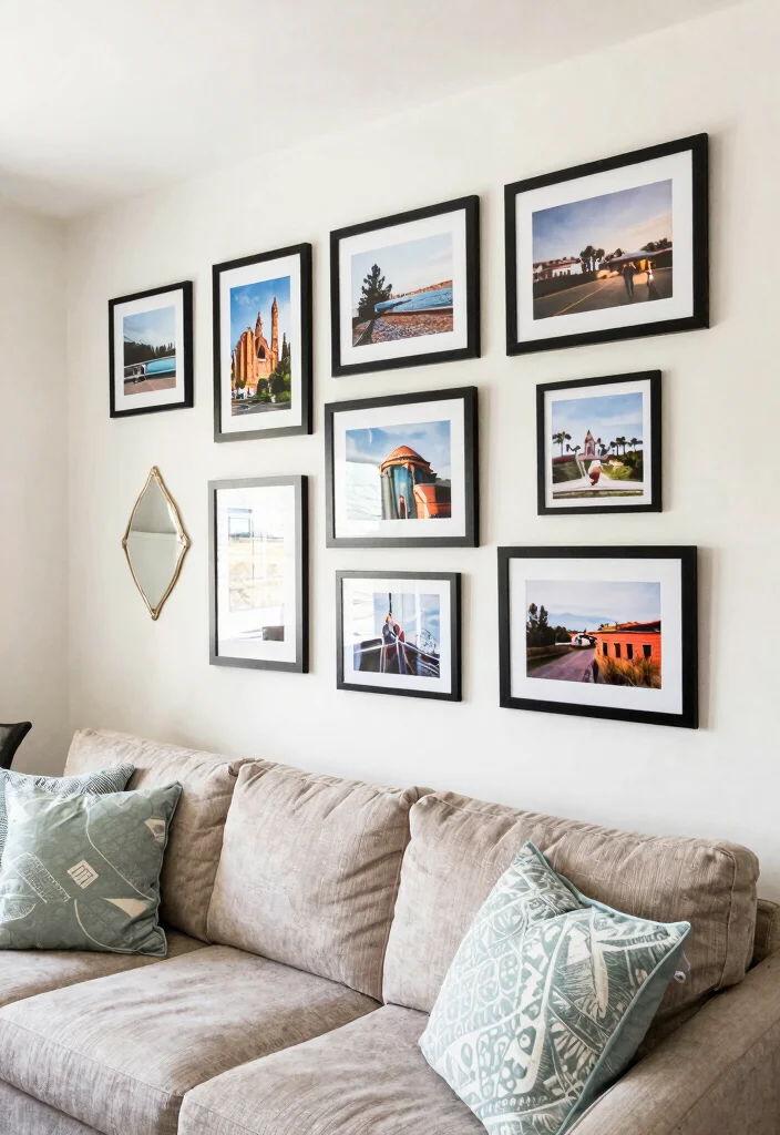 17 RV Living Room Ideas for Compact Comfortable Design - 7. Creative Wall Décor 1