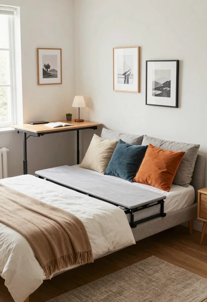 17 Rectangle Bedroom Layout Ideas Smart Space Flow - 3. Multi-Functional Furniture 1