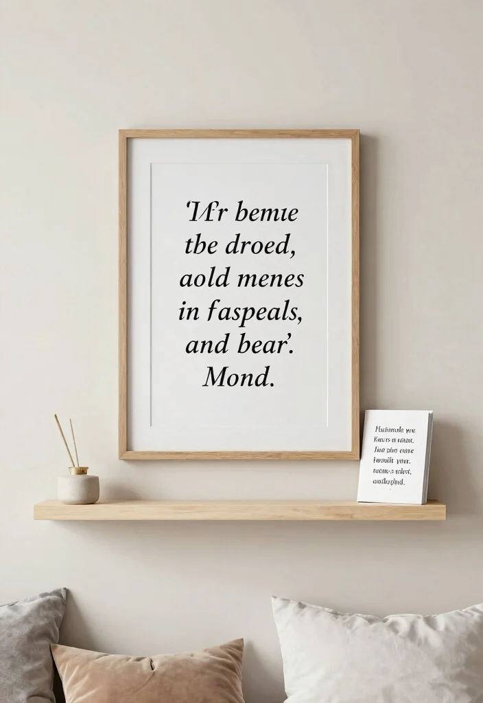 17 Small Bedroom With Bathroom Ideas: Compact Luxury Layouts - 17. Inspirational Quotes: Personalize Your Space 1