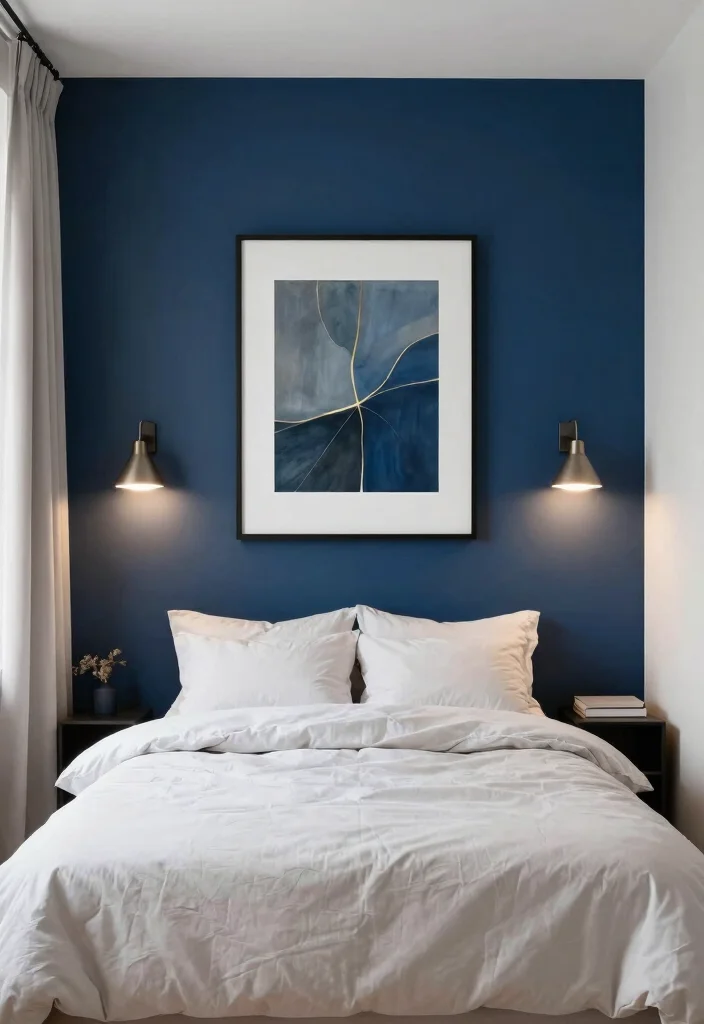 17 Small Bedroom With Bathroom Ideas: Compact Luxury Layouts - 4. Bold Accent Walls: Adding Personality 1