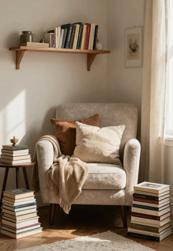 17 Small Bedroom With Bathroom Ideas: Compact Luxury Layouts - 5. Cozy Reading Nooks: Luxury and Comfort 1