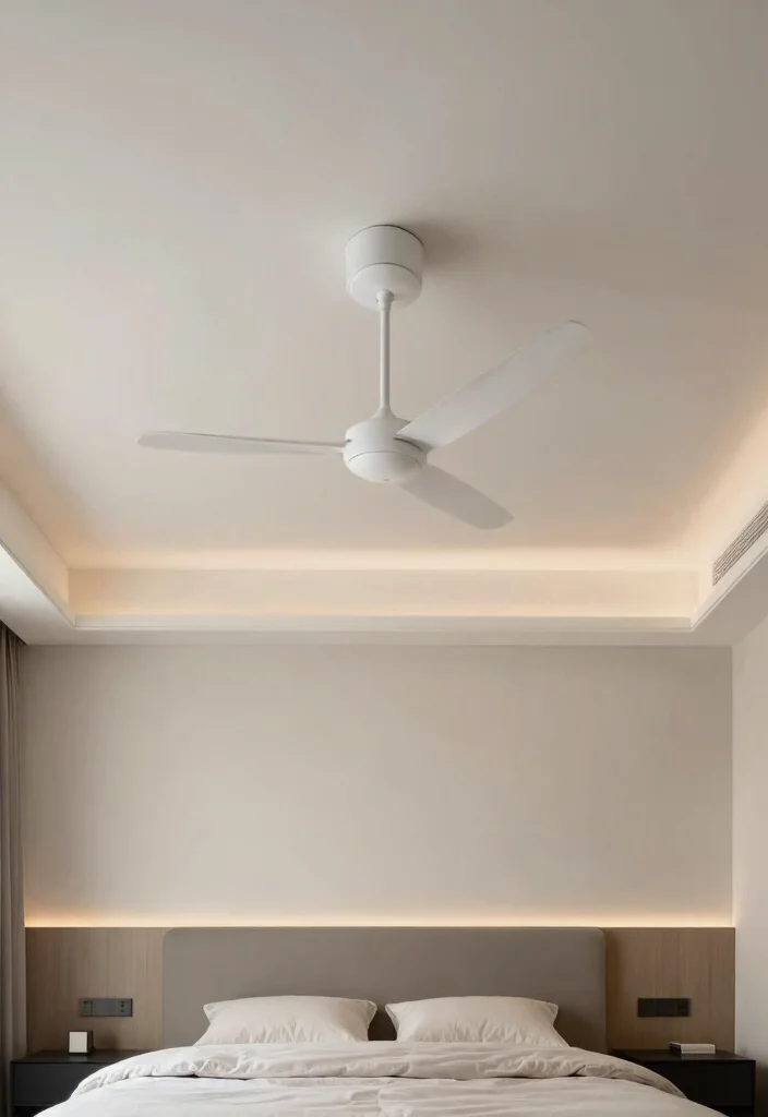 18 Bedroom False Ceiling Design With Fan Ideas for Modern Comfort - 10. Floating Ceilings 1