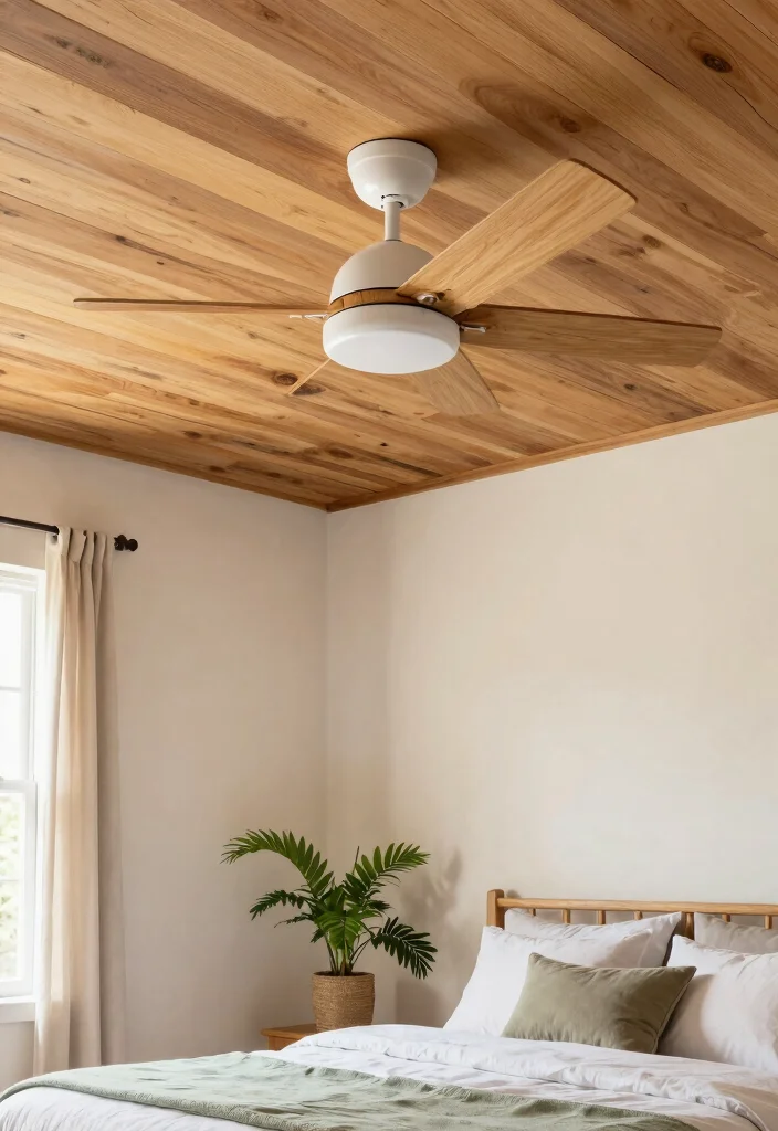 18 Bedroom False Ceiling Design With Fan Ideas for Modern Comfort - 16. Eco-Friendly Designs 1