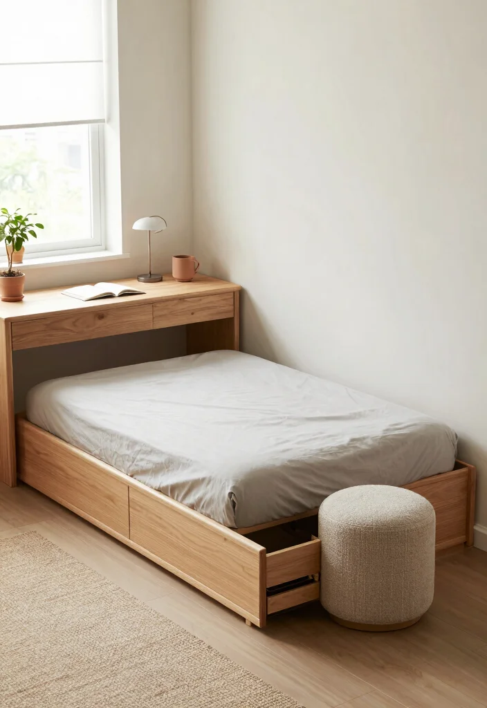 18 Bedroom Ideas for Small Rooms: DIY Smart Budget Solutions - 1. Multi-Functional Furniture 1