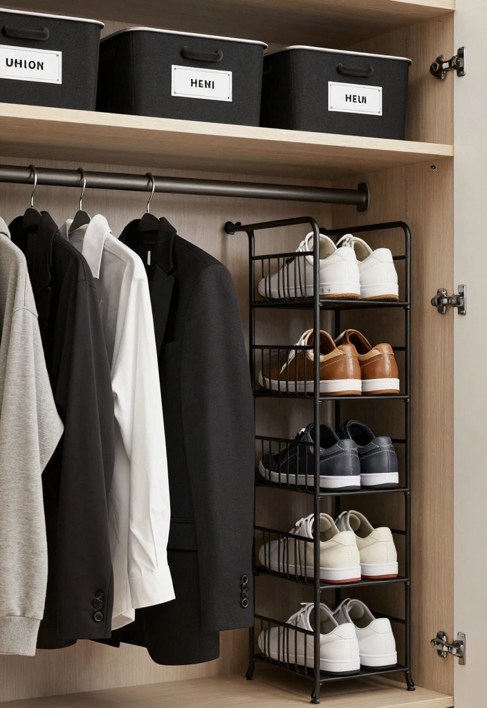 18 Bedroom Ideas for Small Rooms: DIY Smart Budget Solutions - 10. Creative Closet Solutions 1