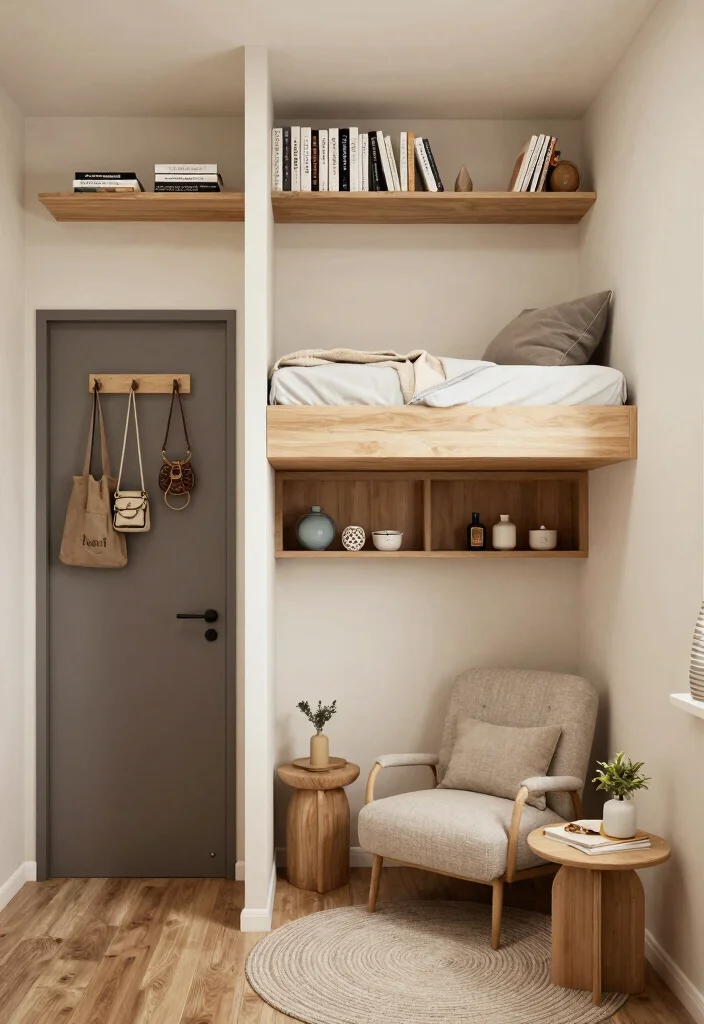 18 Bedroom Ideas for Small Rooms: DIY Smart Budget Solutions - 15. Utilize Underutilized Spaces 1