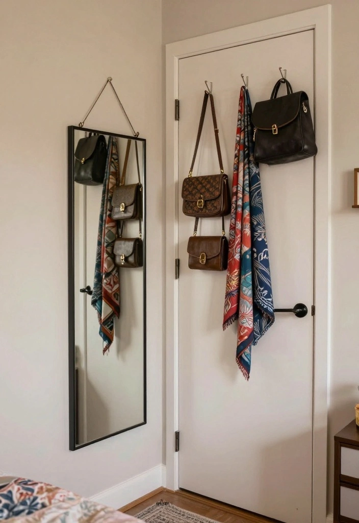 18 Bedroom Ideas for Small Rooms: DIY Smart Budget Solutions - 16. Creative Use of Doors 1