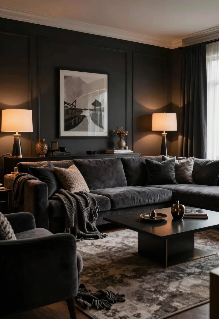 18 Dark Living Room Ideas: Moody, Elegant, and Stylish - Conclusion 1