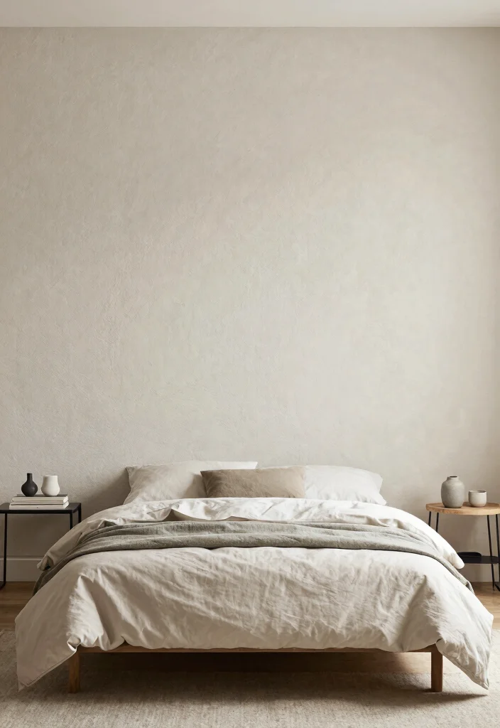 18 IKEA Malm Bedroom Ideas for a Clean Minimal Scandinavian Style - 11. Textured Wallpaper 1