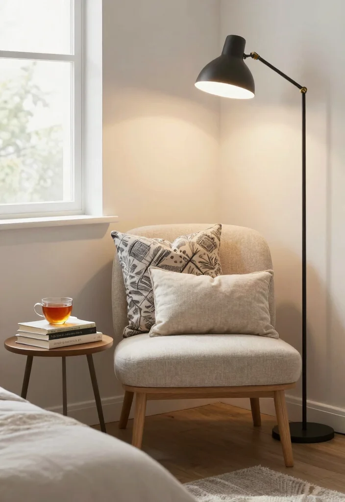 18 IKEA Malm Bedroom Ideas for a Clean Minimal Scandinavian Style - 13. Cozy Reading Nook 1