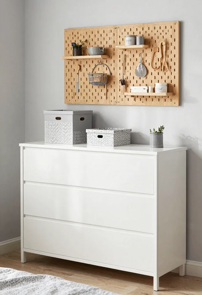 18 IKEA Malm Bedroom Ideas for a Clean Minimal Scandinavian Style - 17. Clever Organization 1