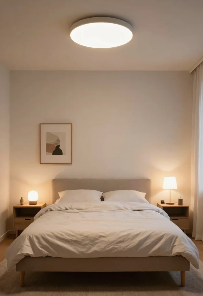 18 IKEA Malm Bedroom Ideas for a Clean Minimal Scandinavian Style - 6. Layered Lighting 1