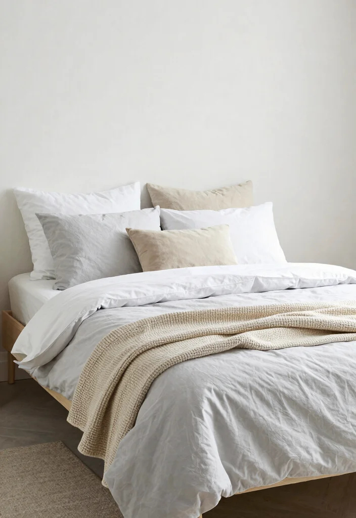 18 IKEA Malm Bedroom Ideas for a Clean Minimal Scandinavian Style - 8. Minimalist Bedding 1