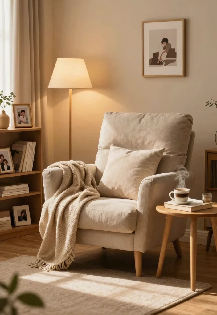 18 Living Room Big Ideas How to Style Large Spaces - 13. Create a Cozy Nook 1