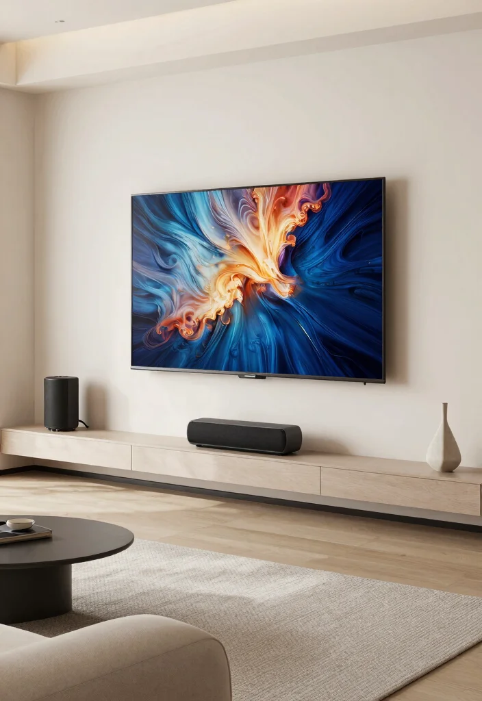 18 Living Room Goals Ideas Everyone Wants to Copy - 13. Incorporating Technology Smartly 1