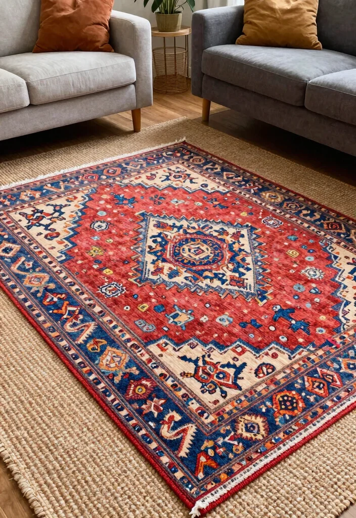 18 Living Room Goals Ideas Everyone Wants to Copy - 14. The Art of Layering Rugs 1