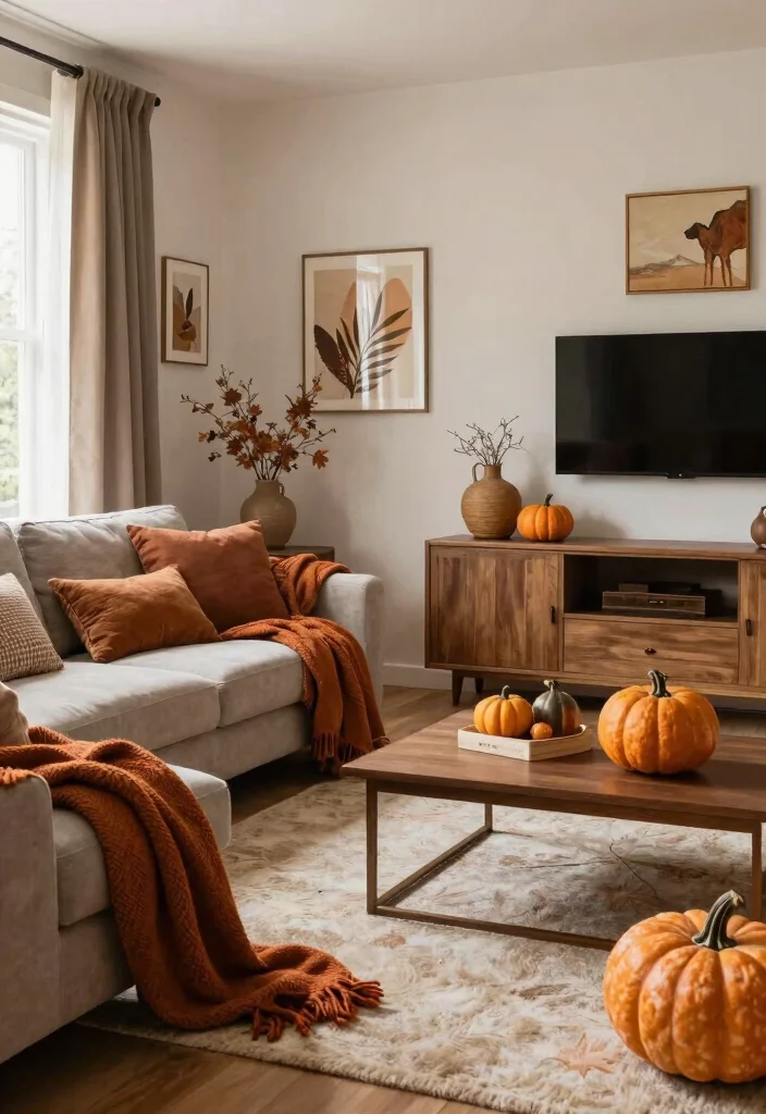 18 Living Room Goals Ideas Everyone Wants to Copy - 18. Seasonal Decor Swaps 1