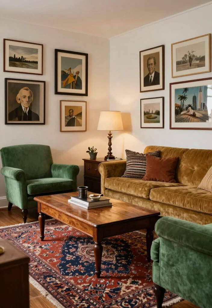 18 Living Room Goals Ideas Everyone Wants to Copy - 2. Vintage Eclectic Style 1