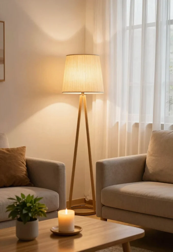 18 Living Room Refresh Ideas: Easy Updates That Work - 5. Sustainable Lighting Solutions 1