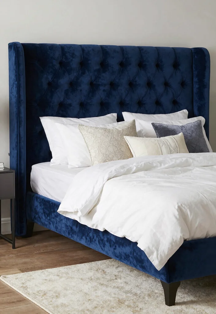 18 Modern French Bedroom Decor Ideas: Elegant Soft Style - 10. Choose A Statement Headboard 1